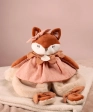 Doudou plat renard Mina - 29 cm Doudou et compagnie