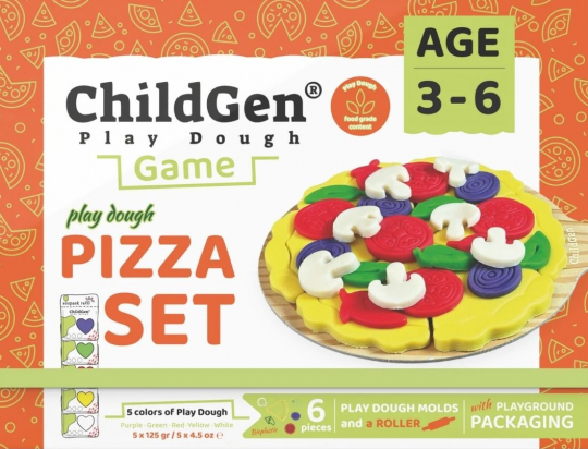 Jeu de pâte à modeler ChildGen - Pizza  ChildGen