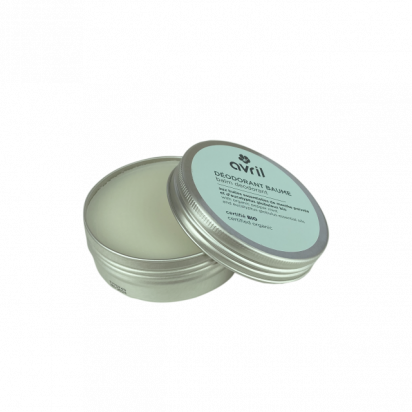 Baume déodorant aux huiles essentielles de menthe poivrée et eucalyptus Bio Avril
