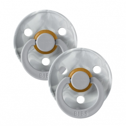 Lot de 2 tétines BIBS T1 Cloud Ivoiry Tie DYE