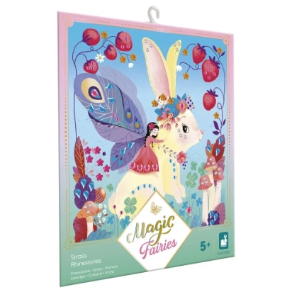 Kit créatif Strass Magic Fairies – 3 tableaux et 300 strass dès 5 ans – Janod