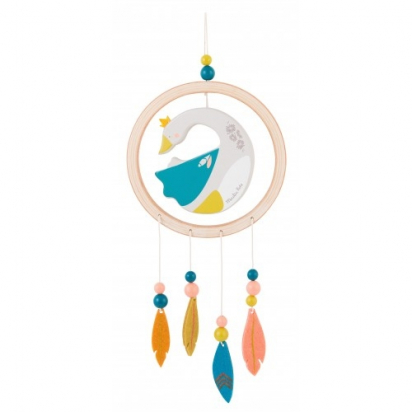 Attrape-rêves oie Le Voyage d'Olga Moulin Roty