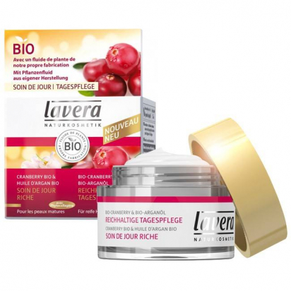 Crème jour Riche Anti-Rides Cranberry & Argan Lavera