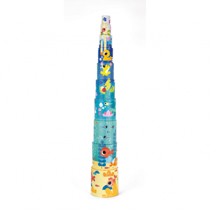 Pyramide ronde La vie dans la mare Janod