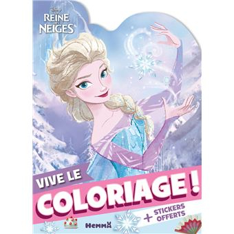 Disney La Reine des Neiges - Vive le coloriage ! (Elsa magie) - + stickers offerts