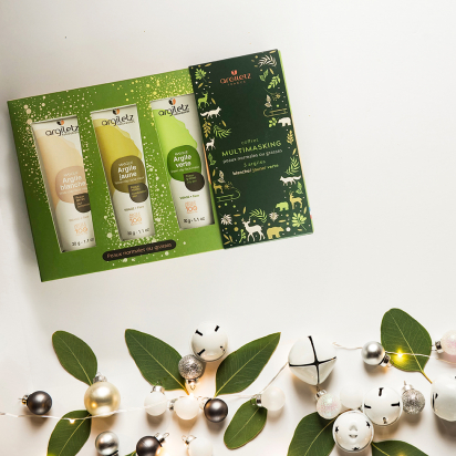 Coffret trio de masques peaux normales ou grasses Argiletz