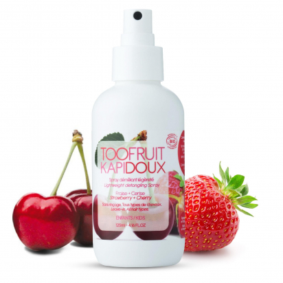 KAPIDOUX Spray démêlant BIO Fraise et cerise Toofruit
