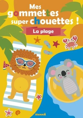 Mes gommettes super chouettes La plage Hemma