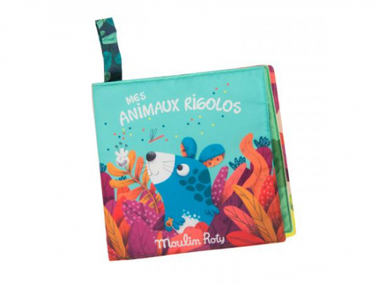 Livre tissu d'activités Dans la jungle Moulin roty