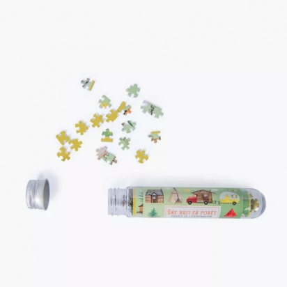 Mini puzzle Une nuit en forêt 150 pièces Les grands explorateurs Moulin roty