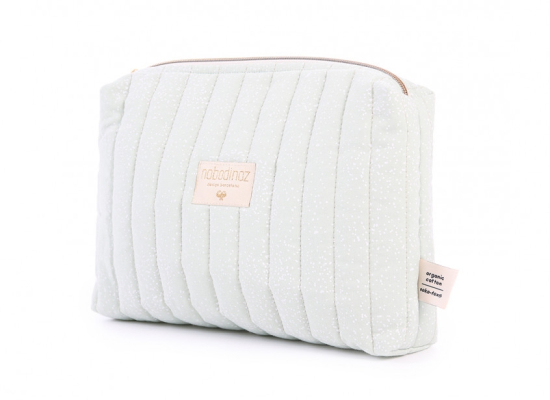 Trousse Travel - white bubble/ aqua - Nobodinoz