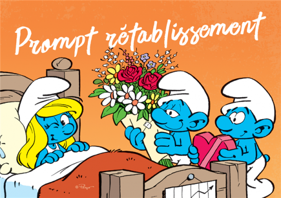 Carte postale Prompt rétablissement