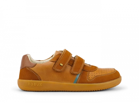 Chaussures souples riley caramel + toffee Kids + Bobux