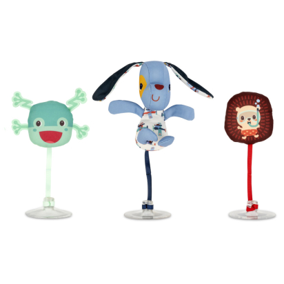 jules 3 personnages de bain ventouses Lilliputiens