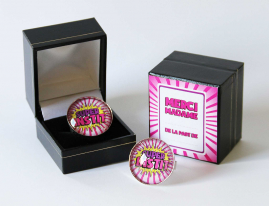 Bague Super Instit - Les ailes d'Elfe