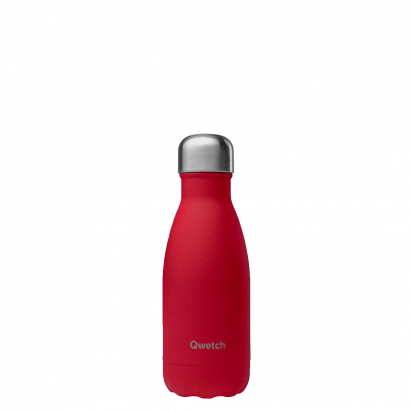 Bouteille Isotherme - 260ml - Granite rouge - Qwetch