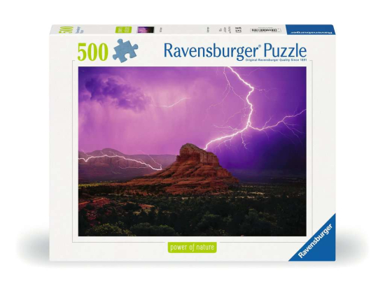 Puzzle 500 pièces Tonnerre rose Ravensburger