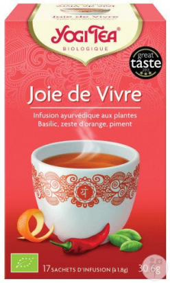 Infusion ayurvédique aux plantes Joie de vivre Yogi Tea