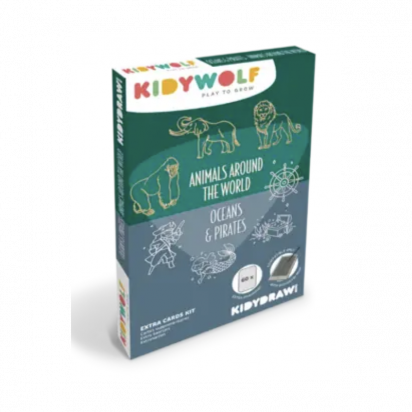 Recharge Kidydraw Mini animaux du monde et océans & pirates  Kidywolf