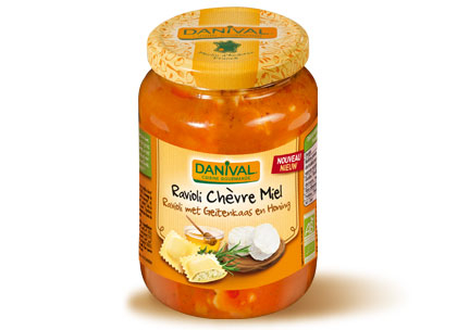 Ravioli au fromage de chèvre et miel 670g Danival