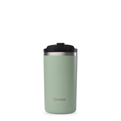 Qwetch Travel mug isotherme matt vert tilleul 350ml