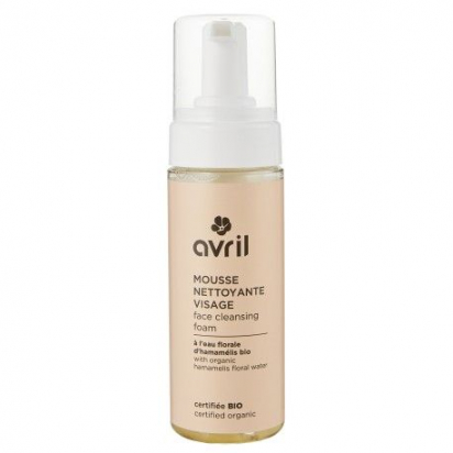 Mousse nettoyante visage - fleur de lotus bio - certifiée bio - Avril cosmétique