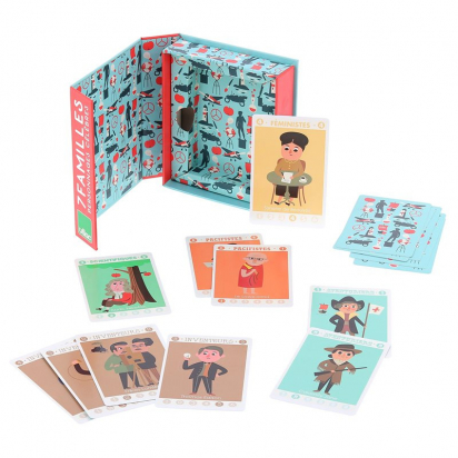 Jeu des 7 familles personnages célèbres Vilac