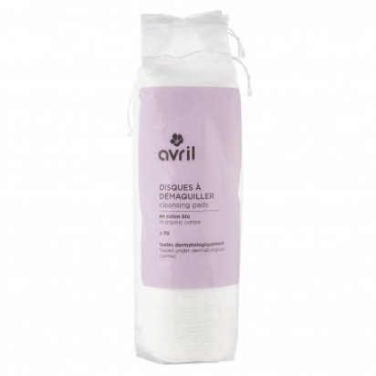 Disques à démaquiller en coton BIO - Avril