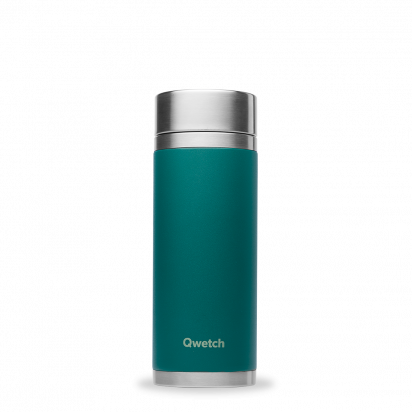 Théière isotherme Matt vert émeraude 400ml Qwetch