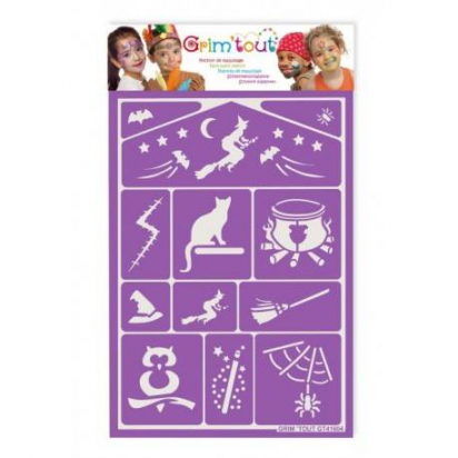 Pochoir de maquillage Magie  Grim'tout