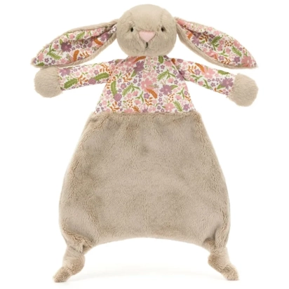 Jellycat Blossom Beige Bunny Petal Comforter lapin