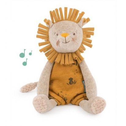 Peluche musicale Lion Sous mon baobab Moulin Roty