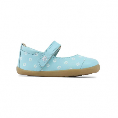 Bobux - Step Up - Swing aqua daisies