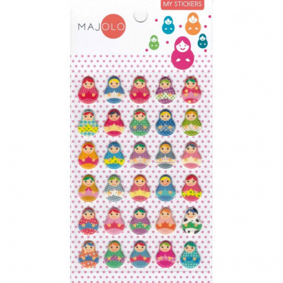 Stickers - Poupées russes - Majolo