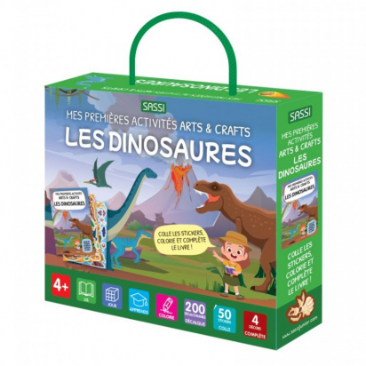 Mes premières activités créatives Arts & Crafts Les dinosaures Sassi