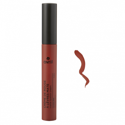 Crème de rouge à lèvres Mate Acajou BIO Avril