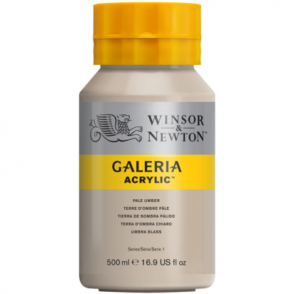 Peinture acrylique Galeria 500 ml Terre d'ombre pâle  Winsor et Newton