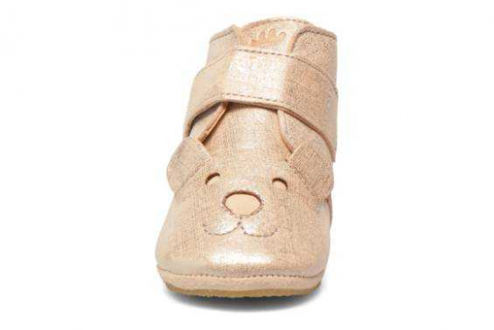 Kiny teddy  - Chaussons en cuir naturel antidérapante - Easy peasy