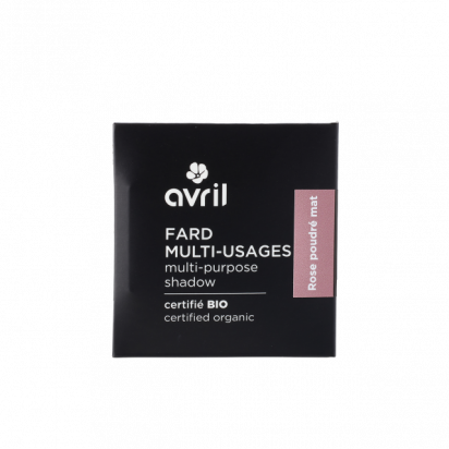 Fard à paupières Rose poudré mat Certifié bio Avril cosmétique