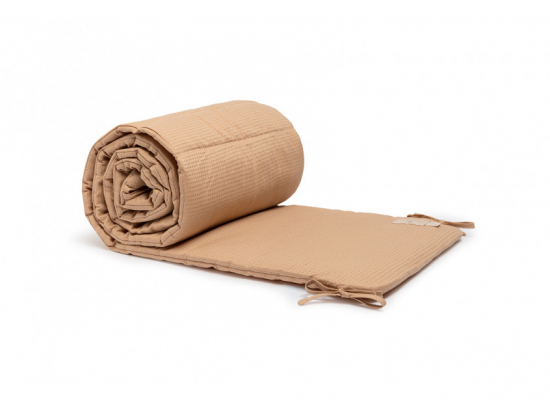 Tour de lit nest en coton BIO - Honeycomb Nude - Nobodinoz