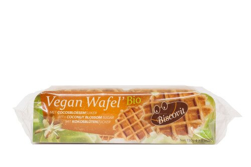Gaufre vegan au sucre de fleur de coco bio 150 g Biscovit