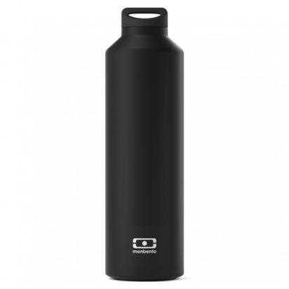 Bouteille Isotherme 0.5L - Steel Noir Onyx - Monbento