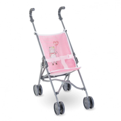 Poussette Canne Rose pour poupon 36/42/52 cm Corolle