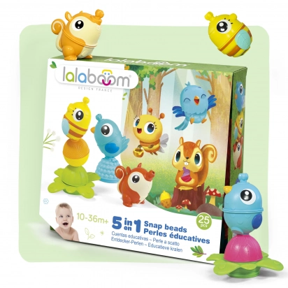 Set de perles animaux et accessoires animaux de la forêt  Lalaboom