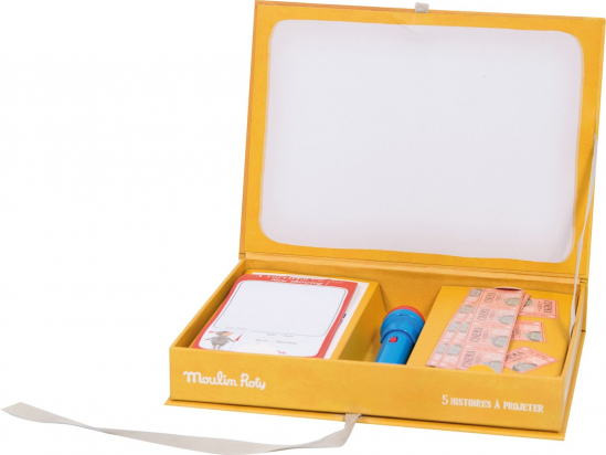 Coffret Lampe à histoires animaux - Les petites merveilles - Moulin roty 