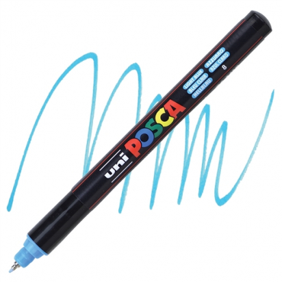 Marqueur PC1MR pointe extra-fine 0,7 mm Bleu clair POSCA