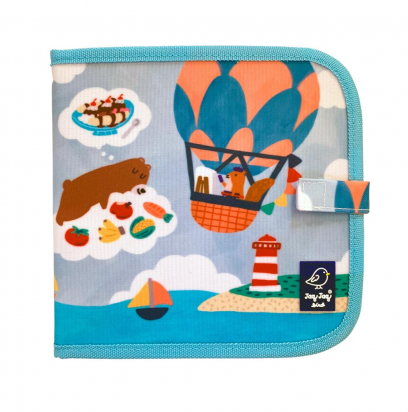 MONTGOLFIÈRE - Carnet de dessins pour craies - Chalk a doodle book - Jaq Jaq bird