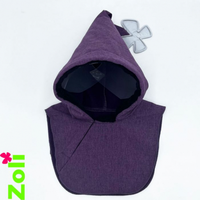 Capuchon imperméable bébé Zoli Prune