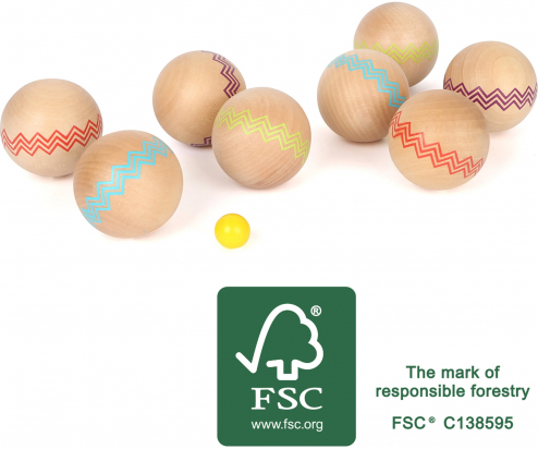 Jeu de pétanque en bois - Small foot