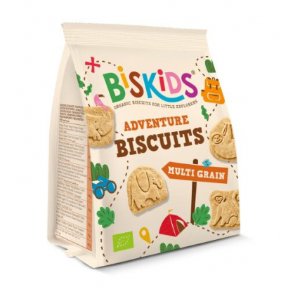 Biskids Adventure biscuits multigrains bio 100 g - BELKORN